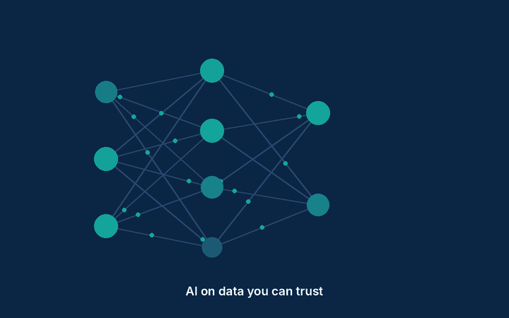 Data protected by governance controls feeding an AI assistant